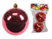 Sfere Lisce Colore Rosso- - Mm.80 Box Pz.2 - 1 Blister