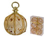 Sfere Tonde In Rete Colore Oro Ø Mm.60 In Conf. Pz.6 I Re Magi