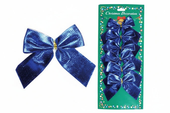 Nastro Stoffa In Set 6 Pz. Blu- - Cm.8X9 - 1 Blister I Re Magi