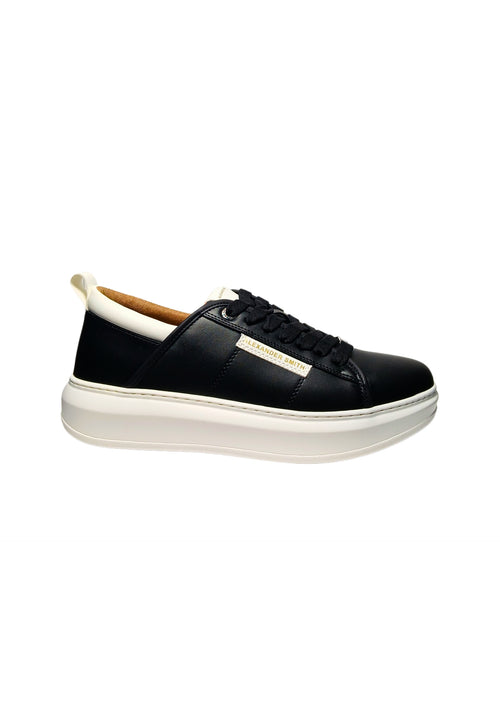ALEXANDER SMITH Scarpe Uomo Alexander Smith Eco-Wembley Man-Black White da uomo