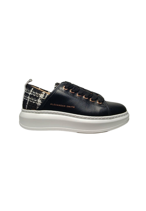 ALEXANDER SMITH Scarpe Donna Alexander Smith Wembley Woman-Black White da donna