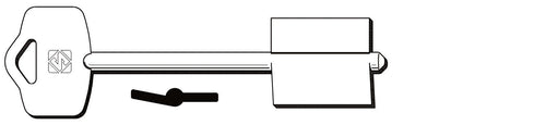 Chiavi Doppia Mappa Esety 5Ey24- - 5Ey24 - 5 Pezzi Silca