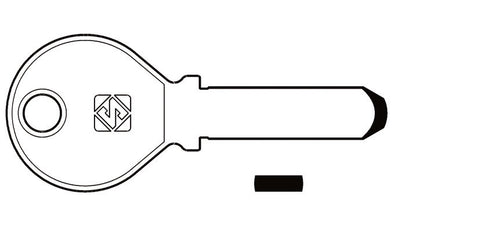 Chiavi Punzonate Per Cilindri Keso 15 Spine Ke3- - Ke3 - 5 Pezzi Silca