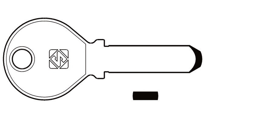 Chiavi Punzonate Per Cilindri Keso 15 Spine Ke3- - Ke3 - 5 Pezzi Silca