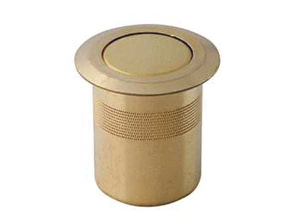 Pozzetti A Molla Antipolvere Per Serrature Ottone Lucido- - Ø Mm.20 - 5 Pezzi