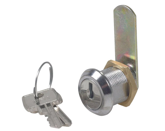 Cilindri A Leva Per Armadietti 150- - Mm.30 Finitura Cromata - 5 Pezzi Ibfm