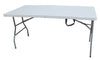C Tavolo In Acciaio E Hdpe Pieghevole 152X76Xh74 Cm- I Giardini Del Re- 1,0 Pz