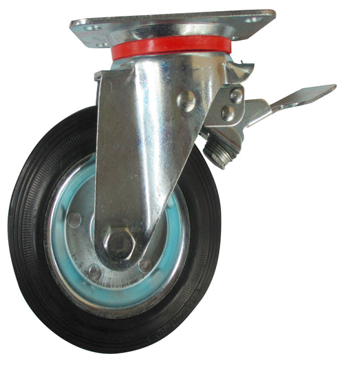 Ruota Industriale D 100 Piastra Girev C/Freno Exp- China Qingdao- 1,0 Pz