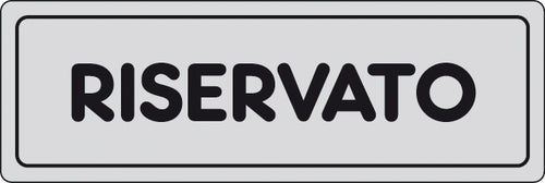Etichetta Adesiva 150X50 Riservato- 10,0 Pz