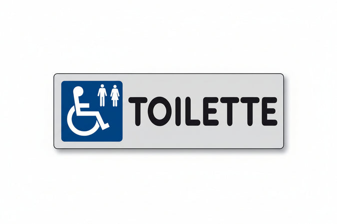 Etichetta Adesiva 150X50 Toilette (Disabili)- 10,0 Pz