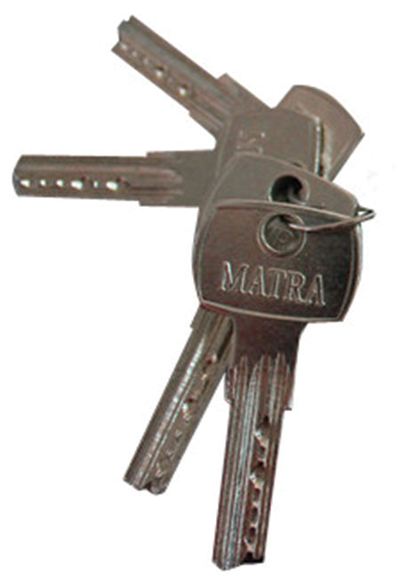 Chiave Tipo Dom P/Lucchetto Corazzato Matra- 10,0 Pz