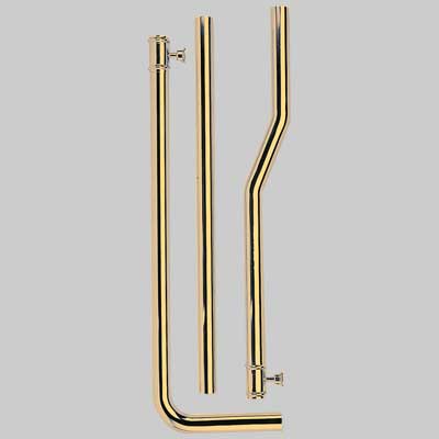 Tubo Esterno In Ottone Per Cassetta Alta Finitura Bronzato Cm 180 Dm 30 Tremolada