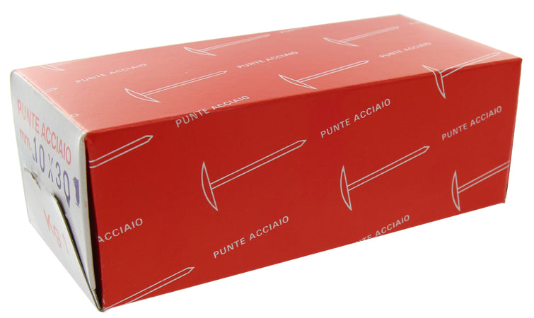 Chiodi Testa Gruppino Acciaio 10X30 Da Kg.1- Cbd Di Borghetti- 1,0 Kg