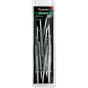 Elematic Blister Tassello Jtx Tp/V 8X75 C/Vite 10 Pz- 10,0 Confezione
