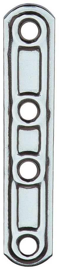 Piastra 163/In Lastrina Diritta Inox 4 Fori 60 Mm- Aldeghi Luigi Spa- 20,0 Pz