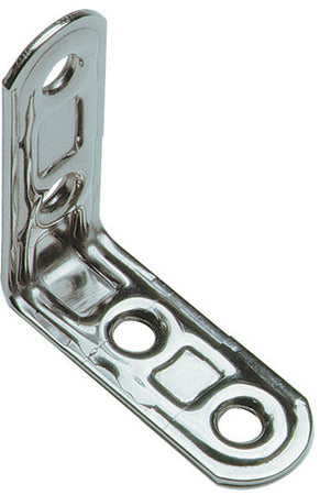 Piastra 164/In Lastrina Angolare Inox 4 Fori 30X30 Mm- Aldeghi Luigi Spa- 20,0 Pz