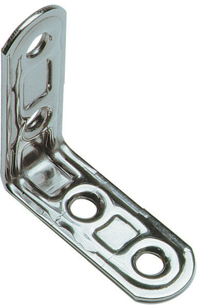 Piastra 164/In Lastrina Angolare Inox 4 Fori 50X50 Mm- Aldeghi Luigi Spa- 20,0 Pz