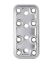 Piastra 745/In Diritta Inox 40X80 Mm- Aldeghi Luigi Spa- 5,0 Pz