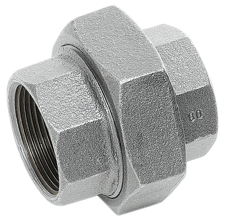 Bocchettone 3 Pz S/S Ghisa Zincata D 1.1/2 340- Amaflex- 1,0 Confezione