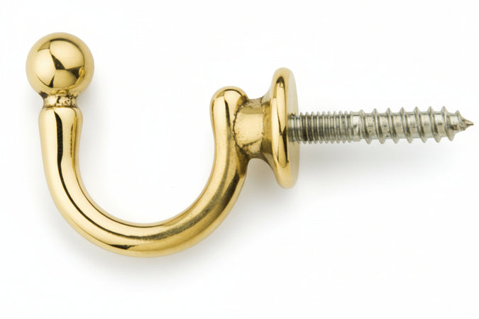 Fermatenda Gancio Sfera Oro Lucido 38X33 Mm*- 50,0 Pz