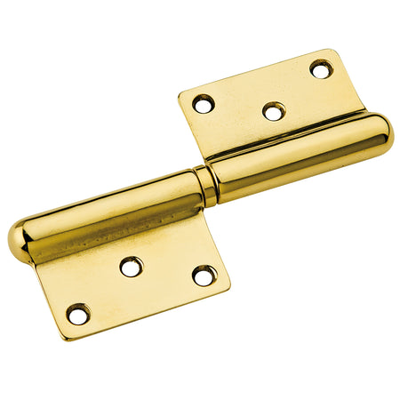 Cerniera In Grossezza 50 Ottone Luc H 120 Mm Sx*- 12,0 Pz