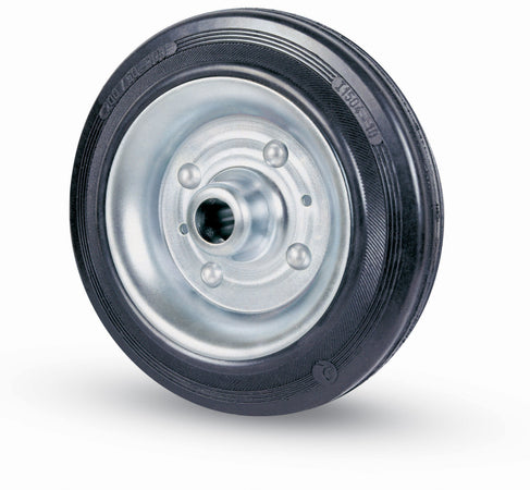 Ruota Industriale D 200 Mm Gomma 112 C/Cuscinet- Avo- 1,0 Pz