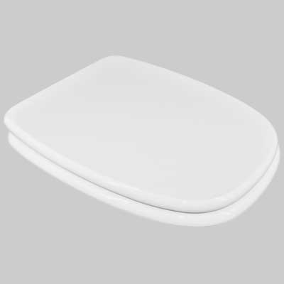 Sedile Mdf Poliesterato M120 Bianco Coprivaso Copriwater Seba