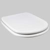 Sedile Mdf Poliesterato M164 Bianco Coprivaso Copriwater Seba
