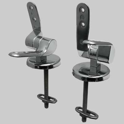 Coppia Cerniere Soft Close Sovrapposta Cromata Made In Italy