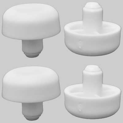 Kit Paracolpo 1 Perno - H. 7 Mm - 62 - 1 Confezioni - Made In Italy