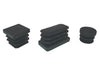 Puntale Alettato Tondo 26 Mm Plastica Nero- 150,0 Pz