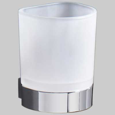 Portabicchiere Kent Ottone Cromatovetro Gedy