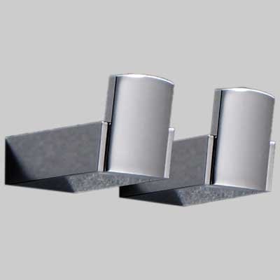 Appendino Doppio Kent Ottone Cromato Gedy