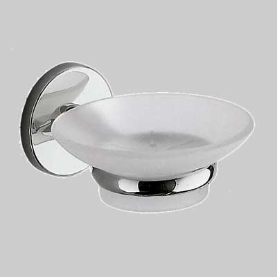 Portasapone Vermont Ottone Cromatovetro Gedy