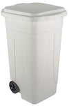 Pattumiera 80 L C/Ruote Bianco- 1,0 Pz