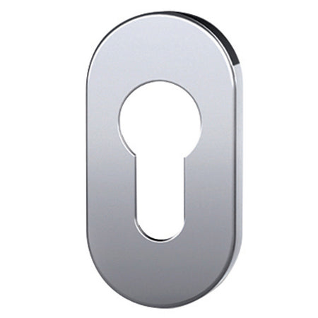 Bocchetta Ovale Bassa 28X6X60 Inox Sat F Yale- Tropex Design- 10,0 Pz