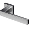 Maniglia Alluminio Capri Con Bocchetta Cro Sat- 1,0 Pz