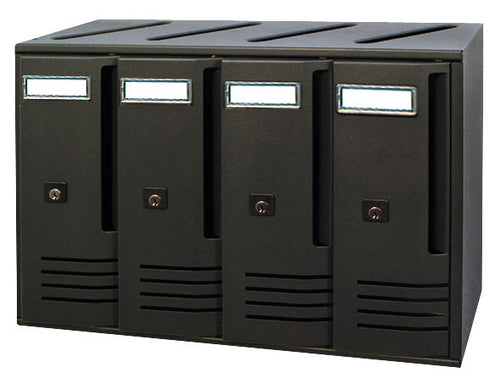 Cassetta Postale Alubox Cubo C4 42X17,5X30 Gri Ghisa- Alubox- 1,0 Pz