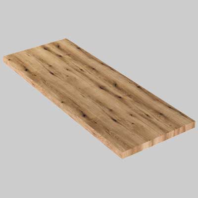 Mensolone Per Lavabo D'Appoggio Rovere Naturale Cm 120 L 46 P 3.8 H Savinidue