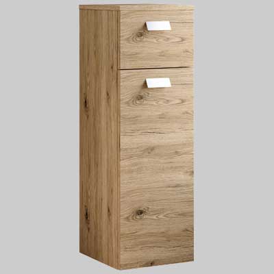 Semicolonna Sospesa Quercia Naturale 1 Anta + 1 Cassetto Savini