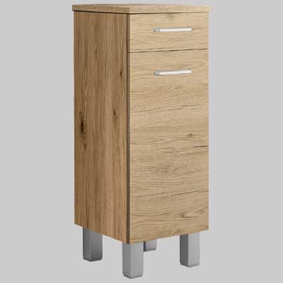 Base Singola Quercia Naturale 1 Anta + 1 Cassetto Savini