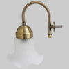 Applique Per Serie Anticata Ottone Vetro Savini