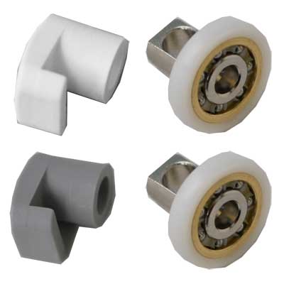 Kit Scorrimento Smeralda Con Cuscinetti Bianco Giava