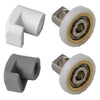 Kit Scorrimento Smeralda Con Cuscinetti Argento Lucido Giava