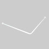 Asta Bianca 80X170 2 Lati Vasca Made In Italy
