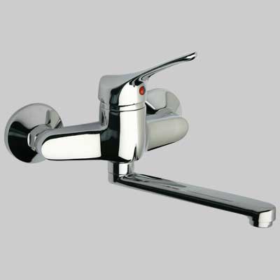 Monocomando Lavello A Parete Pilot Cromo Paini