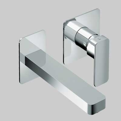 Monocomando Lavabo A Parete Tono Cromo Eurorama