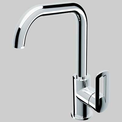 Monocomando Lavello Bocca Alta Neva Cromo Eurorama