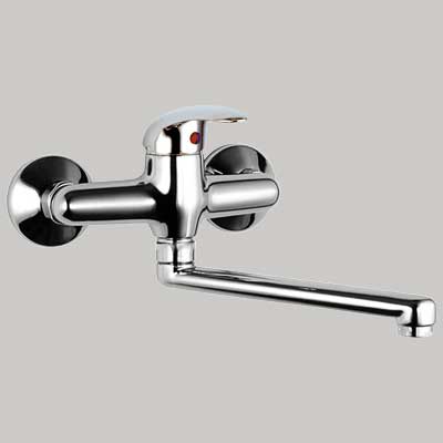 Monocomando Lavello Parete Prima Cromo Eurorama