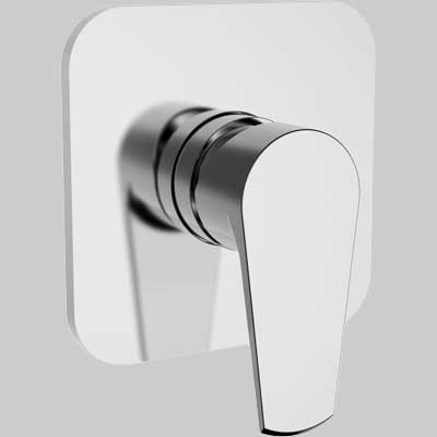 Piastra E Leva Per Incasso Doccia Velvet Cromo Teorema